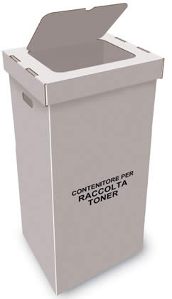 contenitore 80 litri per toner in cartone contenitore 80 litri per toner in cartone